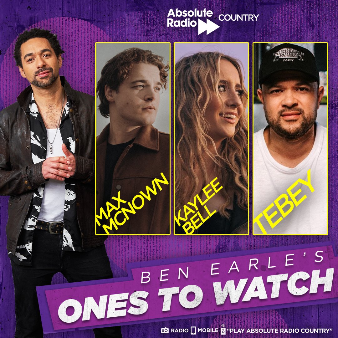 Spend your Sunday morning with @BenEarle as he plays music from his Ones To Watch including: Max McNown, <a href="/kayleebellmusic/">Kaylee Bell</a> and <a href="/Tebey/">TEBEY</a>.