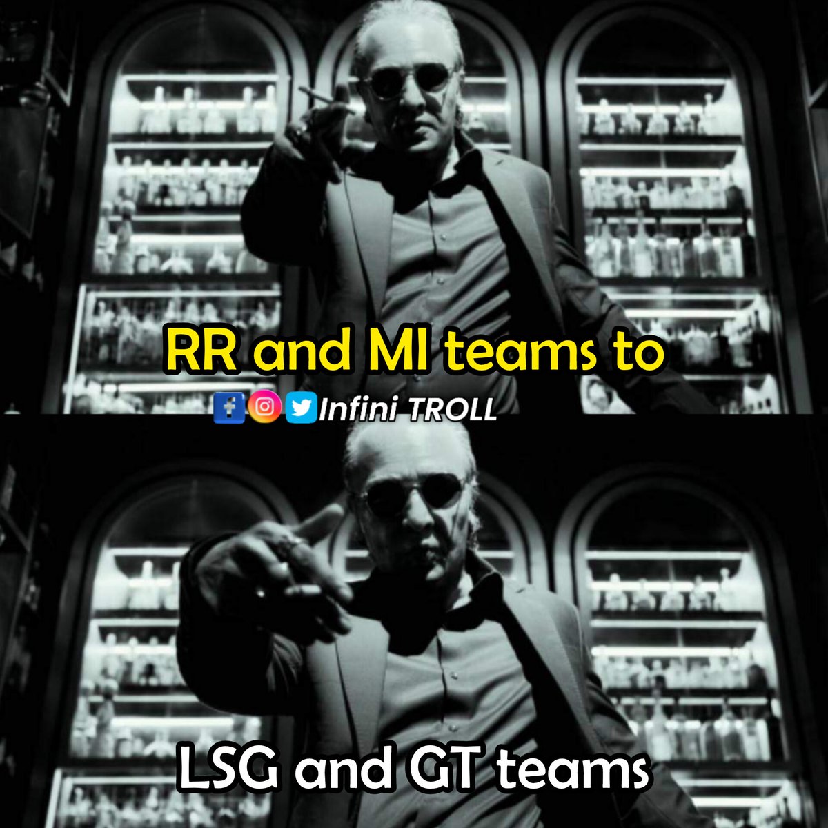 Infini_troll's tweet photo. తెలివైన కాపు ముంబై ���ండియన్స్ రాజస్థాన్ రాయల్స్ వైపు 
#MIvGT #LSGvRR #chotu https://t.co/Mumz89pE73