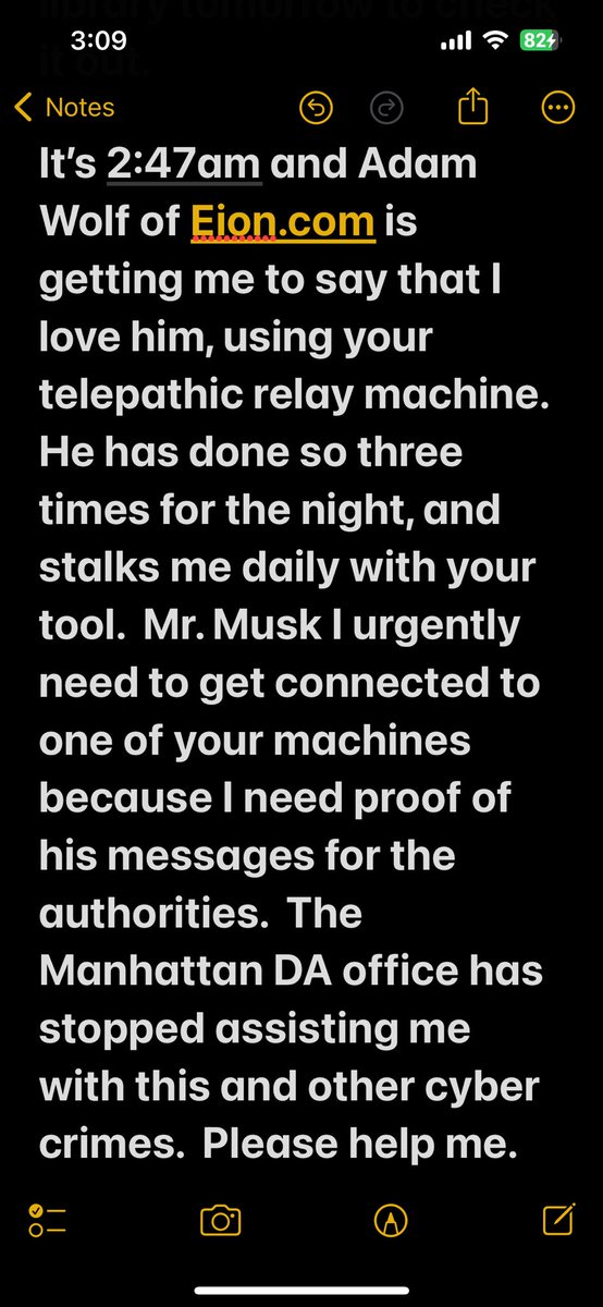 planet_trudy's tweet photo. @elonmusk  I am in desperate need need of a session with your telepathic relay machine so I can report some cyber stalking crimes by a very terrifying man.  Do you have any units in New York?  I also have a net around my communications, including calling the CIA #cyberstalking https://t.co/h5HSXWXjlT