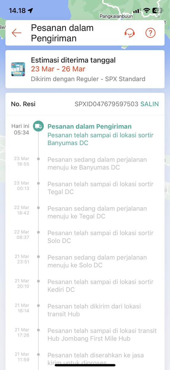 FDjovan's tweet image. SAMPAH! @ShopeeID #spxexpress