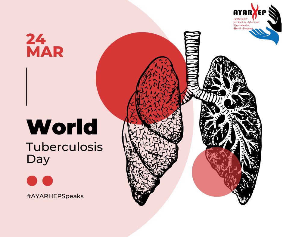 #YesWeCanEndTB Thread for #WorldTBDay: 🌍 Let's understand (TB) together: 1/10 TB is caused by bacteria (Mycobacterium tuberculosis) and primarily affects the lungs. It spreads through the air when people with lung TB cough, sneeze, or spit. @Aidsfonds_intl #AYARHEPSpeaks