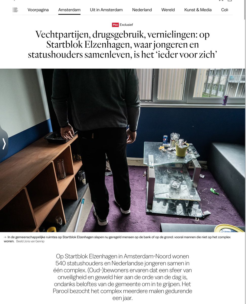 Leestip. Je weet niet wat je leest. Een grof schandaal dat woningbouw en gemeente dit laten gebeuren. Leo Lucassen kan het allemaal uitleggen/goedpraten. En waar is Groot Wassink? Gratis leeslink. 
archive.ph/qxLpw 
#Amsterdam #woningmarkt #jongeren #statushouders.