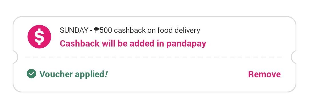 foodpanda vouchers today 🐼 

SUNDAY — min ₱999, ₱500 cashback 
MIDEL — min ₱499, 20% off mang inasal. 
RR100 — min ₱599, ₱100 off red ribbon. 
SBC150 — min ₱299, ₱150 off seattle’s best. 
JCO120 — min ₱600, ₱120 off jco donuts.

eatwell everyone! 
$BLOCK $PARAM $GANG