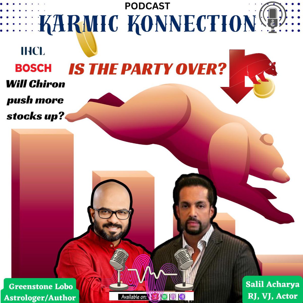 Anddd since its got wveryone stressing “is the party over “ #karmickonnection dwells in open.spotify.com/episode/5CQzqp… #sensex and what stocks will pull through because of the planet chiron .. join @GreenstoneLobo and me on #spotify and #applepodcasts