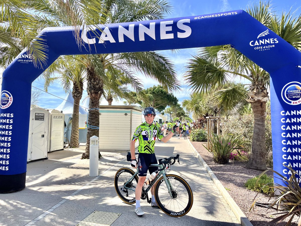 #Cannes en forme olympique aujourd’hui avec la compétition cycliste #GFNY 🚴‍♀️ #CotedAzurFrance