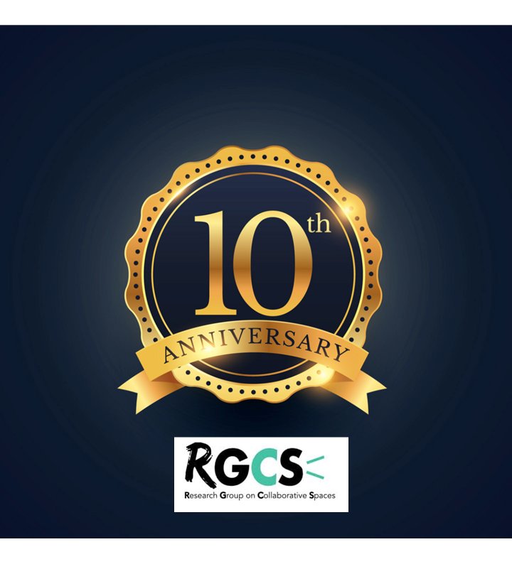 collspaces's tweet image. 🎉 🎊 ✨ It's our 10th anniversary very soon! RGCS has been set up as a working group #NETC in April 2014 before becoming an association in October 2016. Let's celebrate this milestone next month with an online apéritivo, a meeting point & our next symposium! #RGCSanniversary