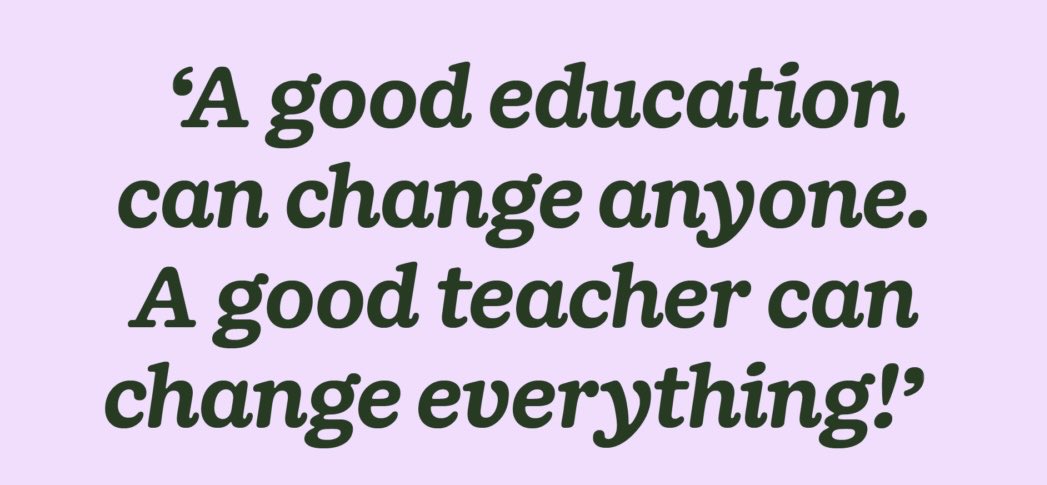 A good education can change anyone.

A good teacher can change everything

#education #teachers #teachertwitter #sped #autism #sunchat #altedchat