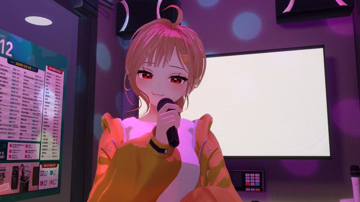 부가땅 코인노래방 카메라 잡았어요 이 뷰 같이 코노가서 의자에 앉아서 노래 불러주는거 듣는 뷰 같지 않나요 도키도키함..