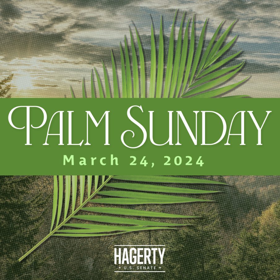 As Holy Week begins, we celebrate Palm Sunday and remember Jesus’ entry into Jerusalem. Have a blessed Palm Sunday.!
