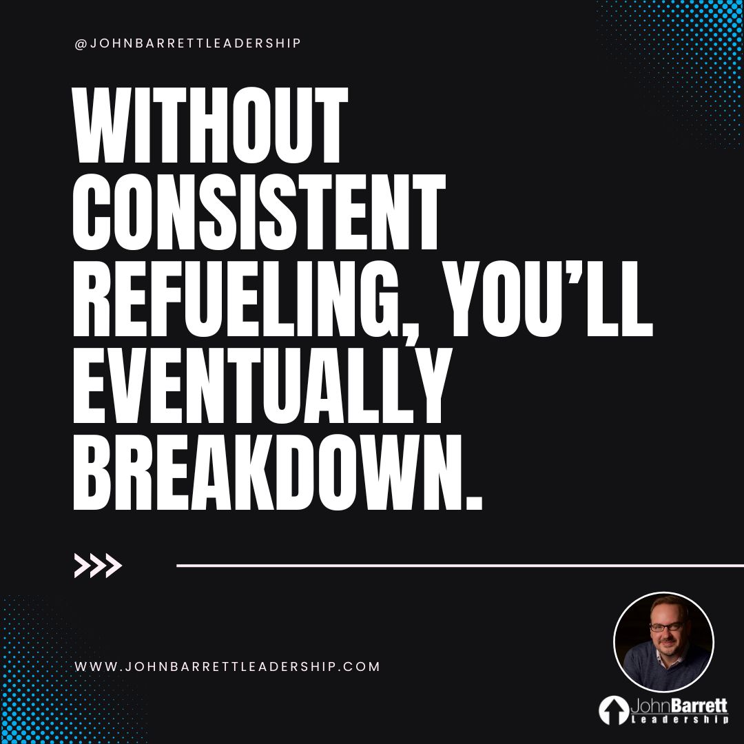 johnbarrettlead's tweet image. Take time to refuel yourself if you want to be successful for the long haul...#leadershipcoaching #leadershiptips #refreshyourself #soulcare #growthmindset #successmindset #levelupyourleadership #restforsuccess #takecareofyourself
