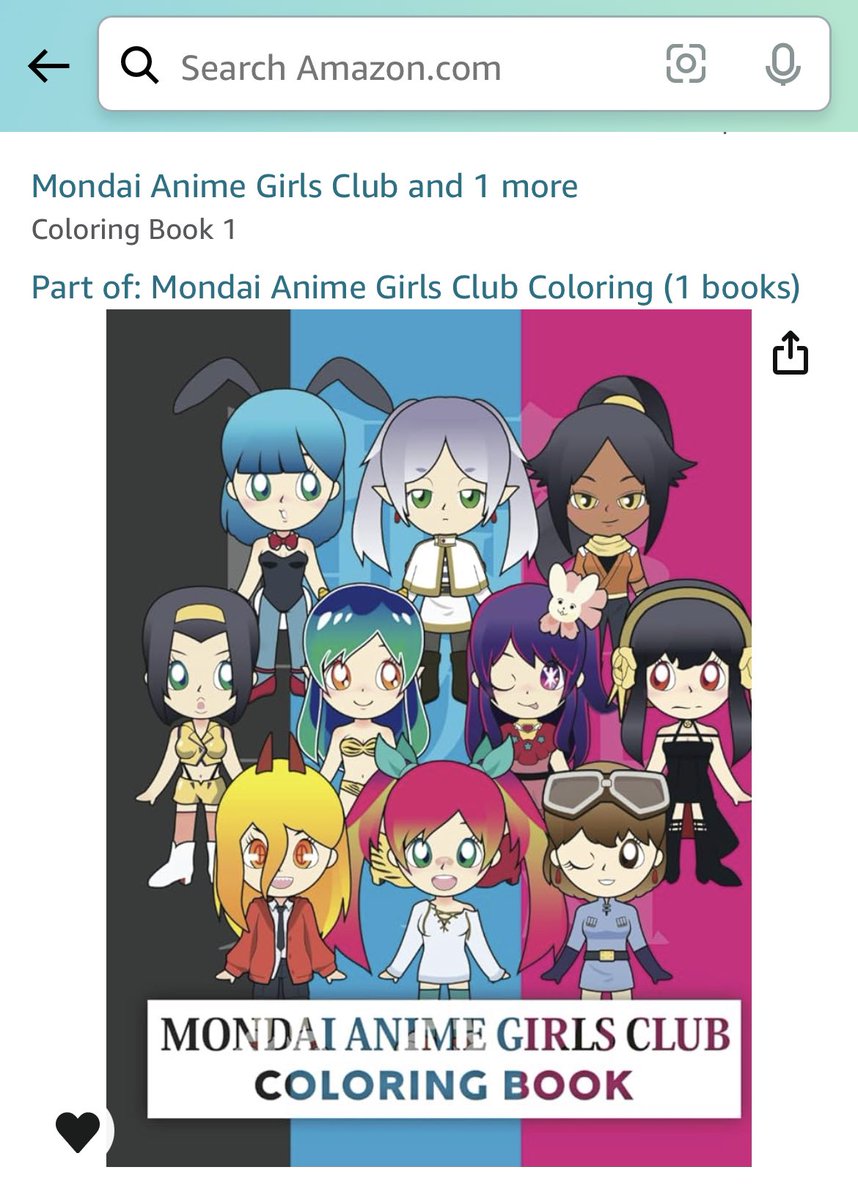 The first  #mondaianimegirlsclub #coloringbook is on the Amazon! Grab this hand drawn art book and enjoy some anime coloring fun! Unlike most coloring books, we made the art simple and not stressful. Even if you only have a few minutes, you can enjoy a sense of accomplishment! We