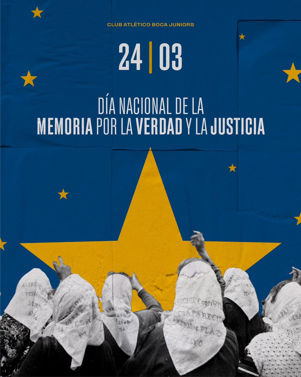 Día Nacional de la memoria por la Verdad y la Justicia. #NuncaMás.