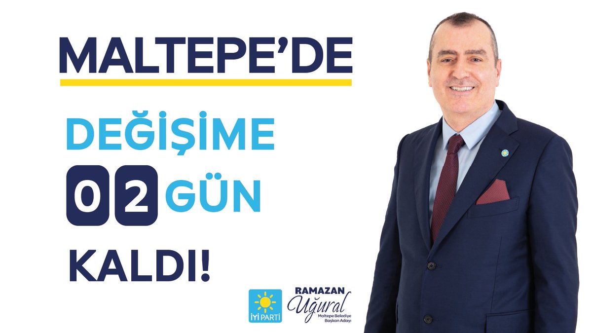 Maltepe'yi Avrupa Kenti'ne dönüştüreceğimiz günün başlangıcına çok az kaldı... Değişime son 2 gün! #Maltepe #İşimizBu