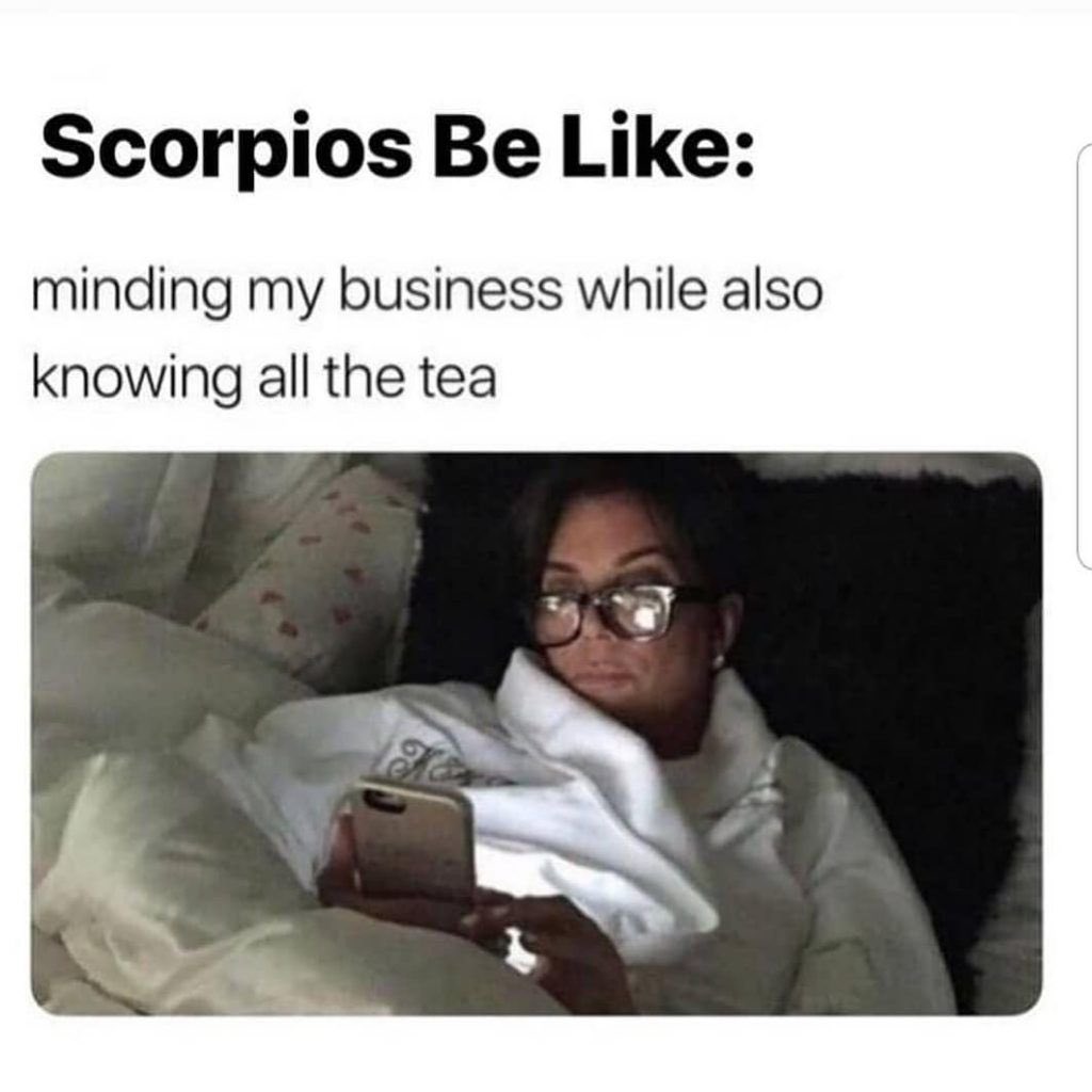 #BigScorpioEnergy 🦂