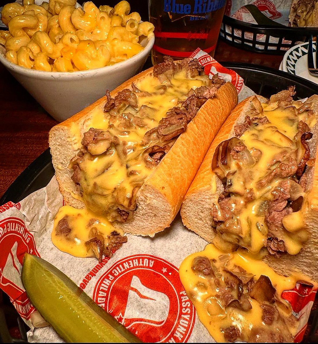 *COMPETITION* IT’S #nationalcheesesteakday TAG YOUR CHEESESTEAK BUDDY &amp; WIN A DINNER FOR TWO AT PASSYUNK AVENUE! TO ENTER YOU MUST: 

💥TAG your Cheesesteak Buddy 
💥LOVE this Post 
💥RETWEET 

Enter as many times as you want! Winners announced tomorrow 😜 #phillyinlondon