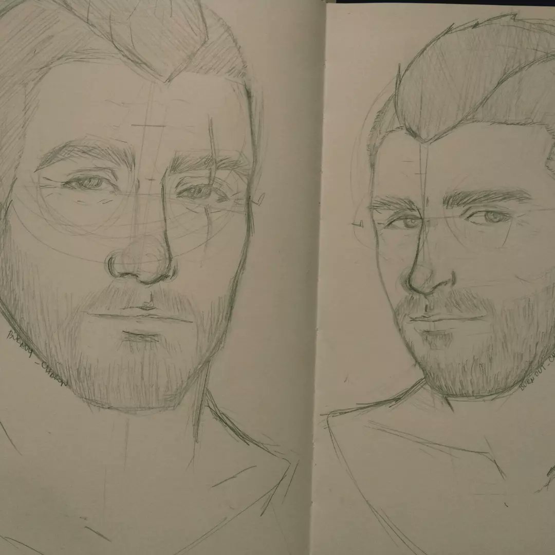 BurnoutCharon's tweet image. Practice sketches Soap and OG Soap that I forgot to post because I was lowkey fuming. Vaguely referenced a Neil E. photo for the 1st. don't remember which one tho. Slowly finding a style I'm comfy enough with. Still not used to drawin men.

#CoD #Codsoap #soapmactavish #rgrk