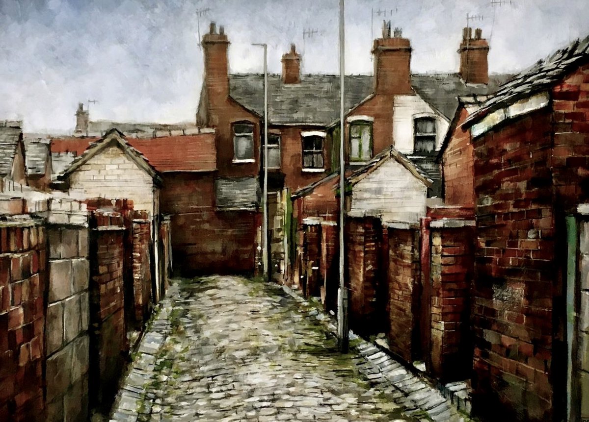 End of an Era (Alleyway) by David Brammeld (Acrylic)  #Art