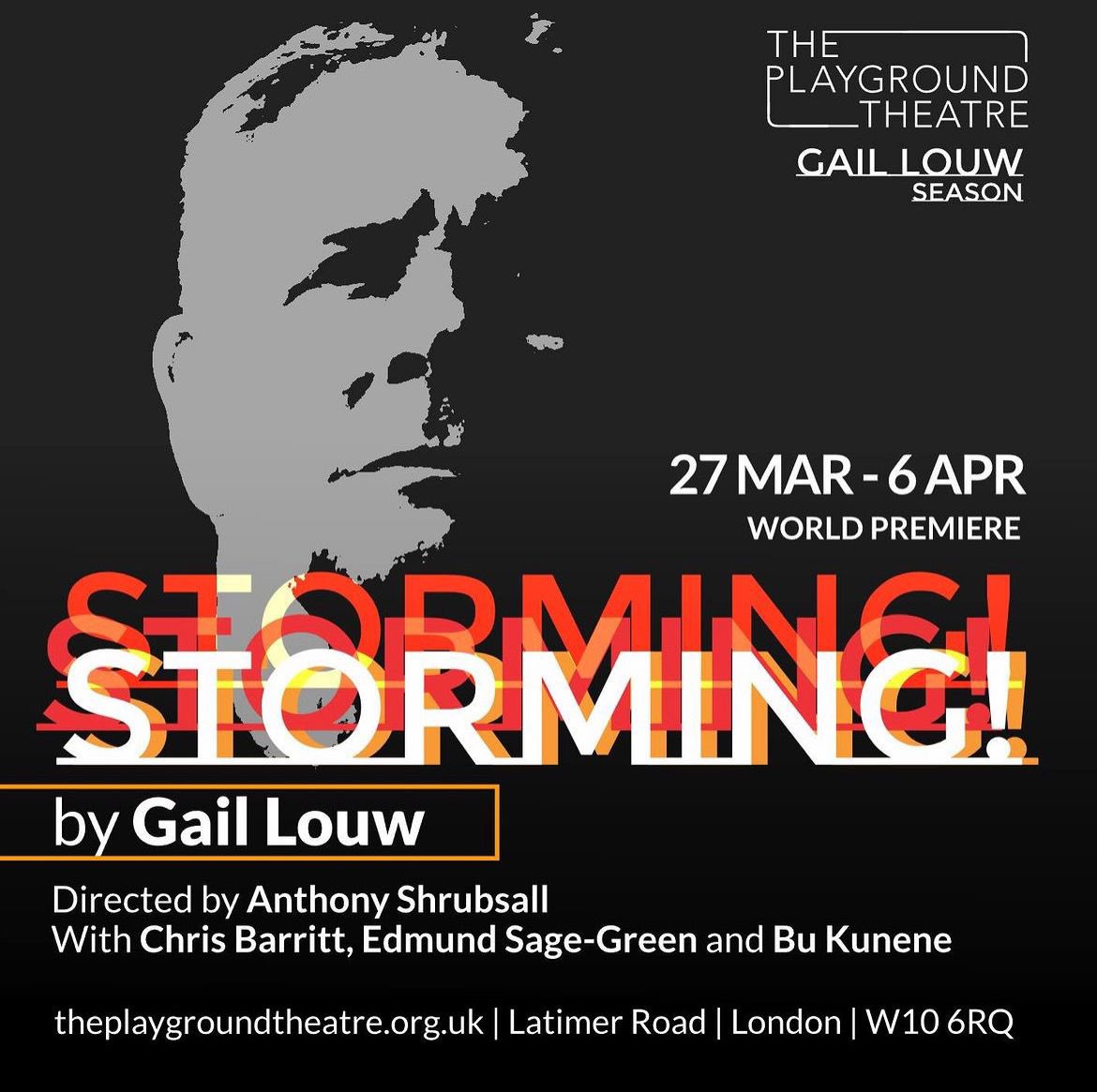 emma wilkinson wright (@emmamaywright) on Twitter photo Opens next week!! Another fantastic play in the <a href="/gailzalouw/">Gail Louw</a> season of work <a href="/PlaygroundW10/">The Playground Theatre</a> also directed by @AShrubsall from <a href="/AndTomorrowTC/">And Tomorrow Theatre Company</a> featuring <a href="/EdmundSageGreen/">Edmund Sage-Green</a> amongst the wonderful cast. Grab tickets quickly! <a href="/FringeReview/">FringeReview</a> <a href="/StageMeetsWorld/">Theatre Life #SundayFringe</a> <a href="/pubtheatres1/">LondonPubTheatres</a> <a href="/LondonTheatre1/">@LondonTheatre1 🦄</a> Opens next week!! Another fantastic play in the <a href="/gailzalouw/">Gail Louw</a> season of work <a href="/PlaygroundW10/">The Playground Theatre</a> also directed by @AShrubsall from <a href="/AndTomorrowTC/">And Tomorrow Theatre Company</a> featuring <a href="/EdmundSageGreen/">Edmund Sage-Green</a> amongst the wonderful cast. Grab tickets quickly! <a href="/FringeReview/">FringeReview</a> <a href="/StageMeetsWorld/">Theatre Life #SundayFringe</a> <a href="/pubtheatres1/">LondonPubTheatres</a> <a href="/LondonTheatre1/">@LondonTheatre1 🦄</a>