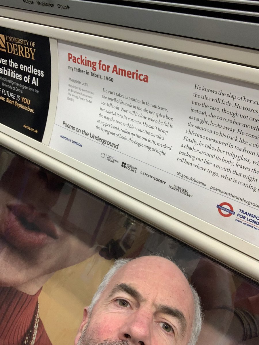 Spotted in that London Town….. @PoemsOnTheTube