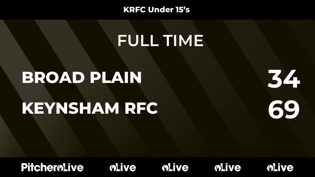 FULL TIME: BROAD PLAIN 34 - 69 KEYNSHAM RFC #BROKEY #Pitchero keynshamrfc.com/teams/253105/m…