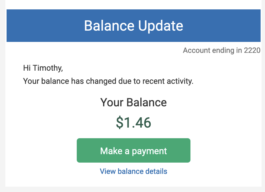 I can't emphasize it enough: Healthcare prices are fake. Never, ever pay the first bill in full. Make a good-faith effort and call the provider to get on the record a request for a reduced bill. This was for an urgent care visit while I was uninsured: from $420 to $102.