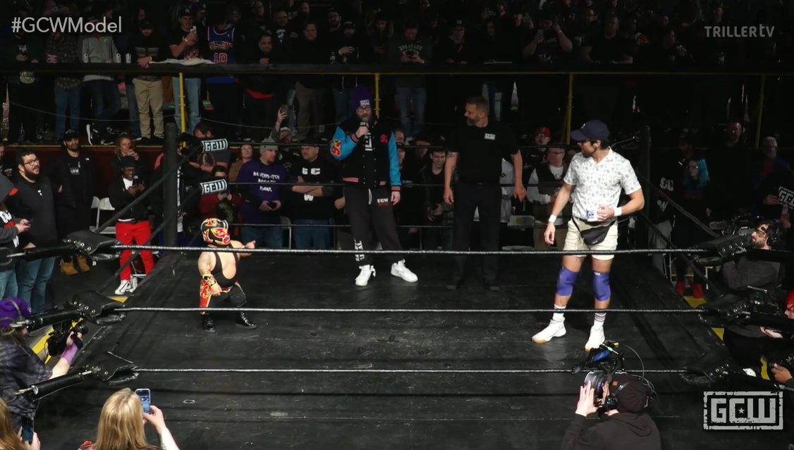 MikeGuylee's tweet photo. Microman vs. Dan The Dad
Jeez ... this was so much fun to watch!!!
#GCWModel https://t.co/c4IC2s7Gwl