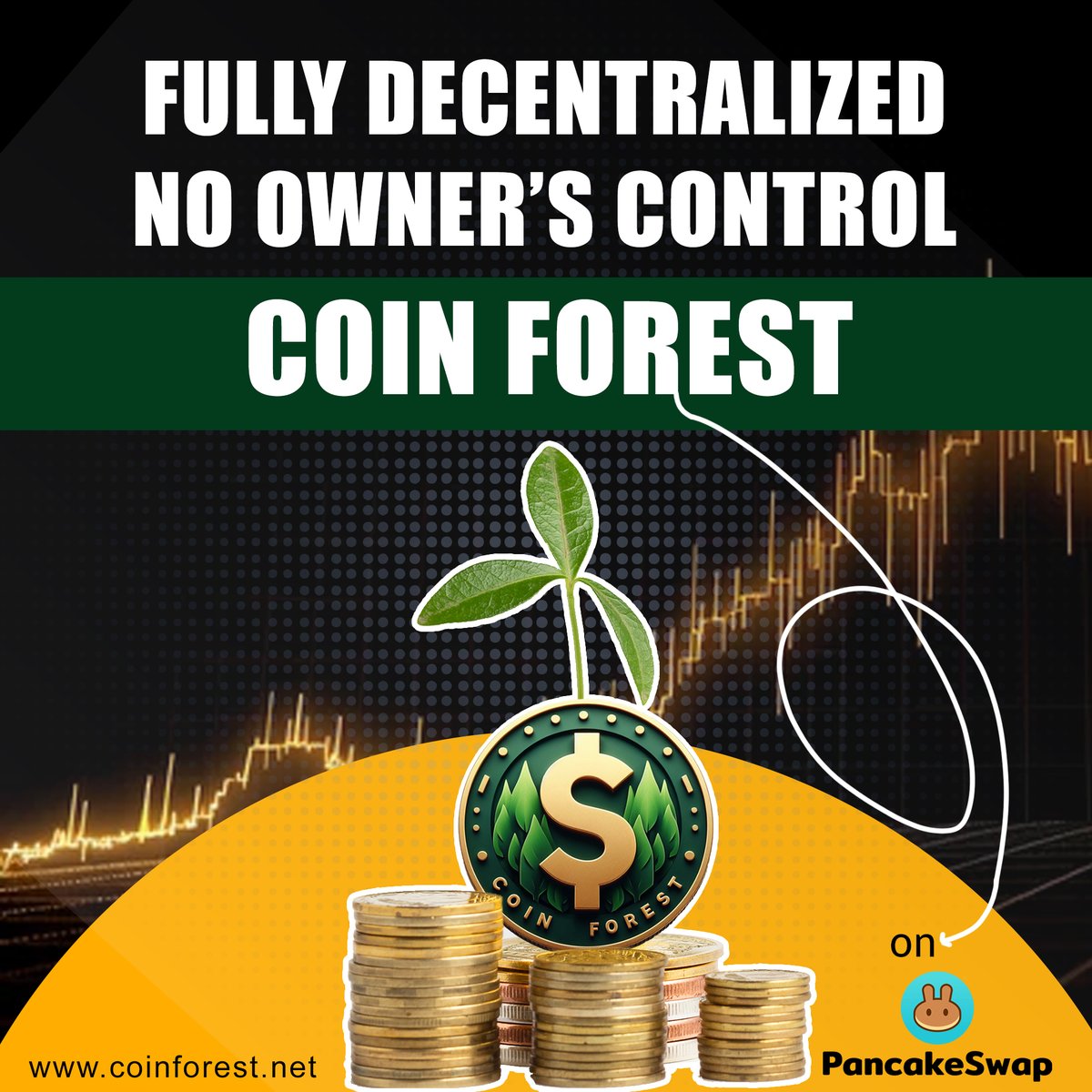 cforestofficial's tweet photo. πLaunch Alert: Coin Forest (CFRST) has taken root on PancakeSwap!
Ready to trade with a conscience? Your chance is here! Join the Coin Forest family and be part of the eco-crypto movement.
Trade CFRST on PancakeSwap today.
#CoinForest #CFRST #SustainableInvesting #pancakeSwap https://t.co/gayKa72EHq