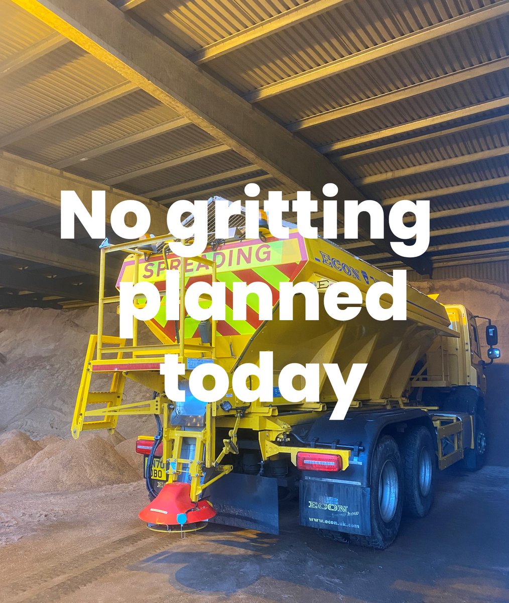 ❄️ Winter Service Decision 24-03-24 ❄️ No gritting action will be taken tonight. For more winter updates please visit: ow.ly/R08A50PY80u