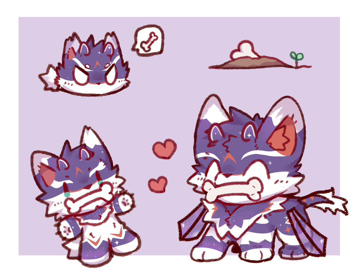CatdragonH's tweet image. 国际小狗日那就变身一下小狗吧uwu（呜呜晚了一天）