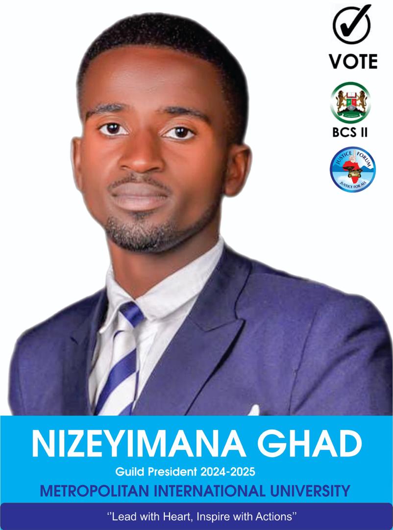 Another big win for Justice Forum at Metropolitan International University's main campus in Kisoro. Our candidate has finally been declared. Congratulations to our newly elected Guild President HE. Nizeyimana Ghad We equally congratulate the Western Region JEEMA chapter.