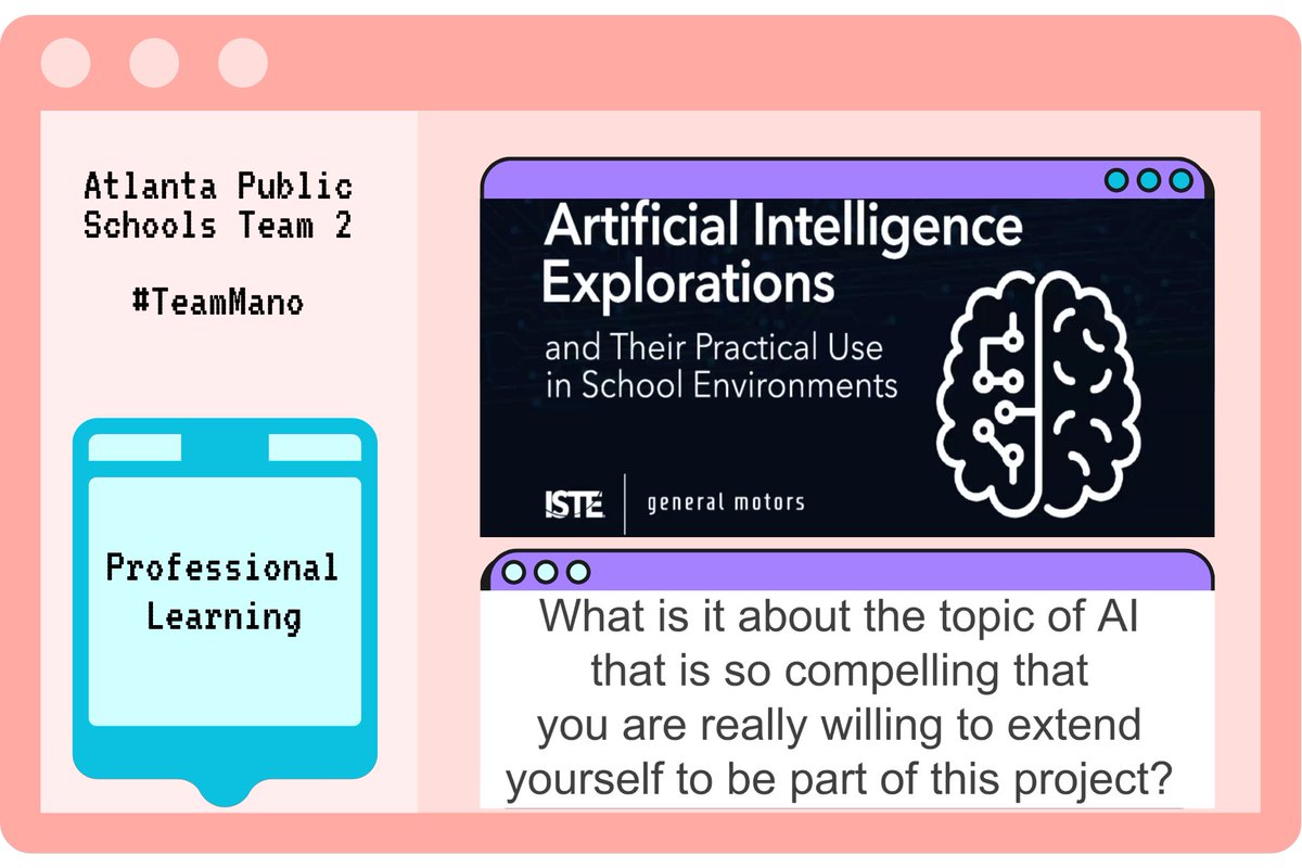 dawsonedtech's tweet image. Late post, but SUPER excited to embark on this journey with some of my fave @dpvilscoaches! Thank you
@ISTEofficial &amp;amp; @GM for this opportunity! @apsitnia
@apsitbright @APSITCSKEJ @cpsedtech @NatashaNeffy @apsittonya @manotalaiver @ahrosser
@apsinstructtech
#AI #AIexplorations