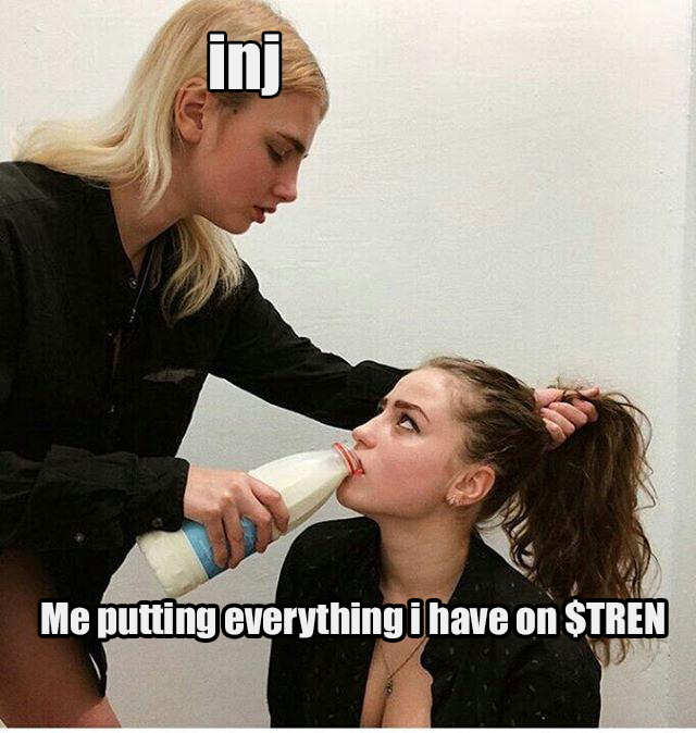 $INJ MEME SZN Just getting Started 

you missed $NONJA 50x
you missed $QUNT 80x
you missed $KIRA 39x 

don't miss on $TREN the CHAD Of $INJ 

Join our TG for biggest running giveaway