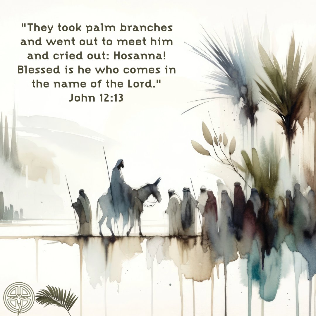 May the blessings of Palm Sunday inspire us to walk in the footsteps of Jesus, welcoming Him into our hearts and homes.