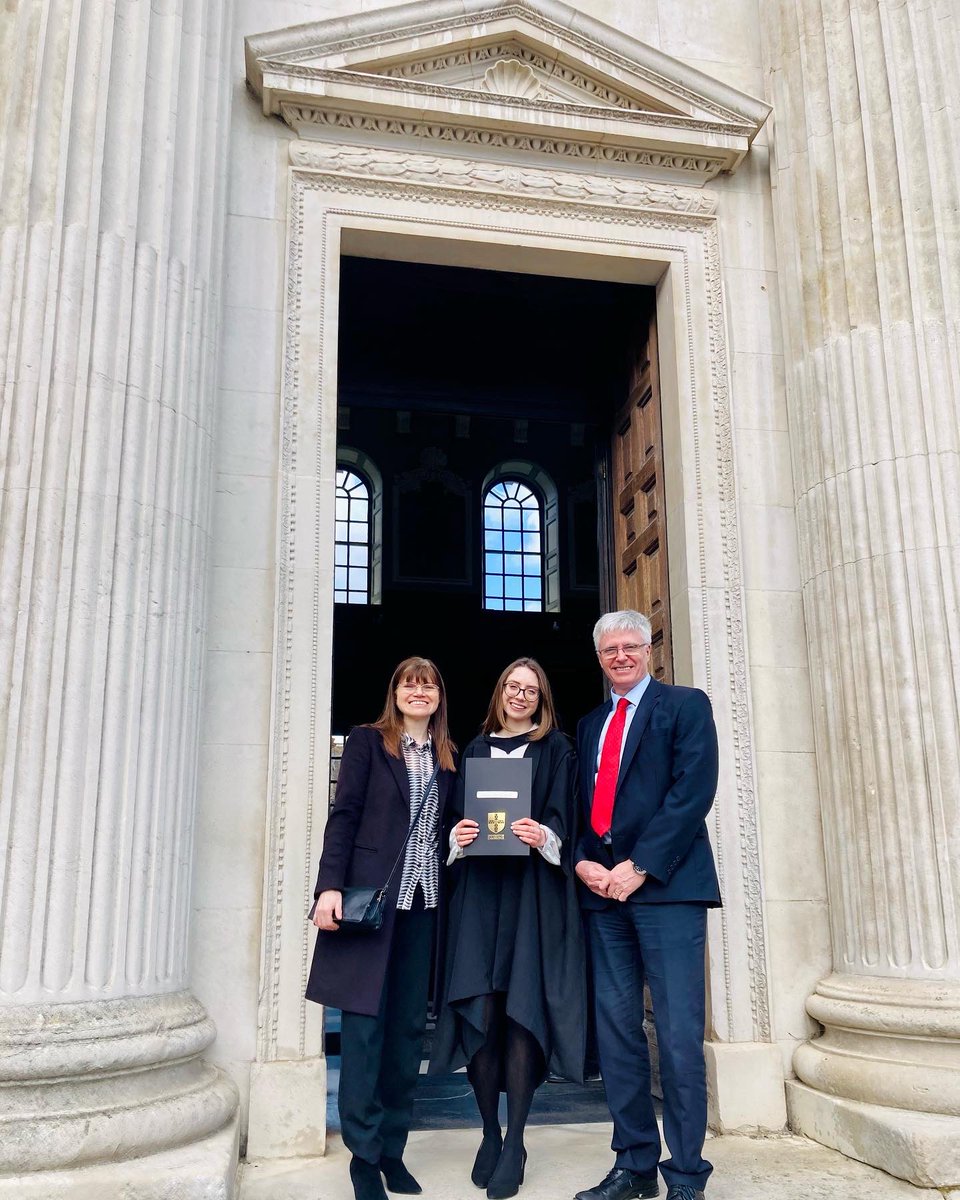 Yesterday I received my MA degree @Cambridge_Uni It was so special to share this culmination of my university experience with my parents! My university years shaped who I am. I know that my life will continue to be full of learning! 🎓