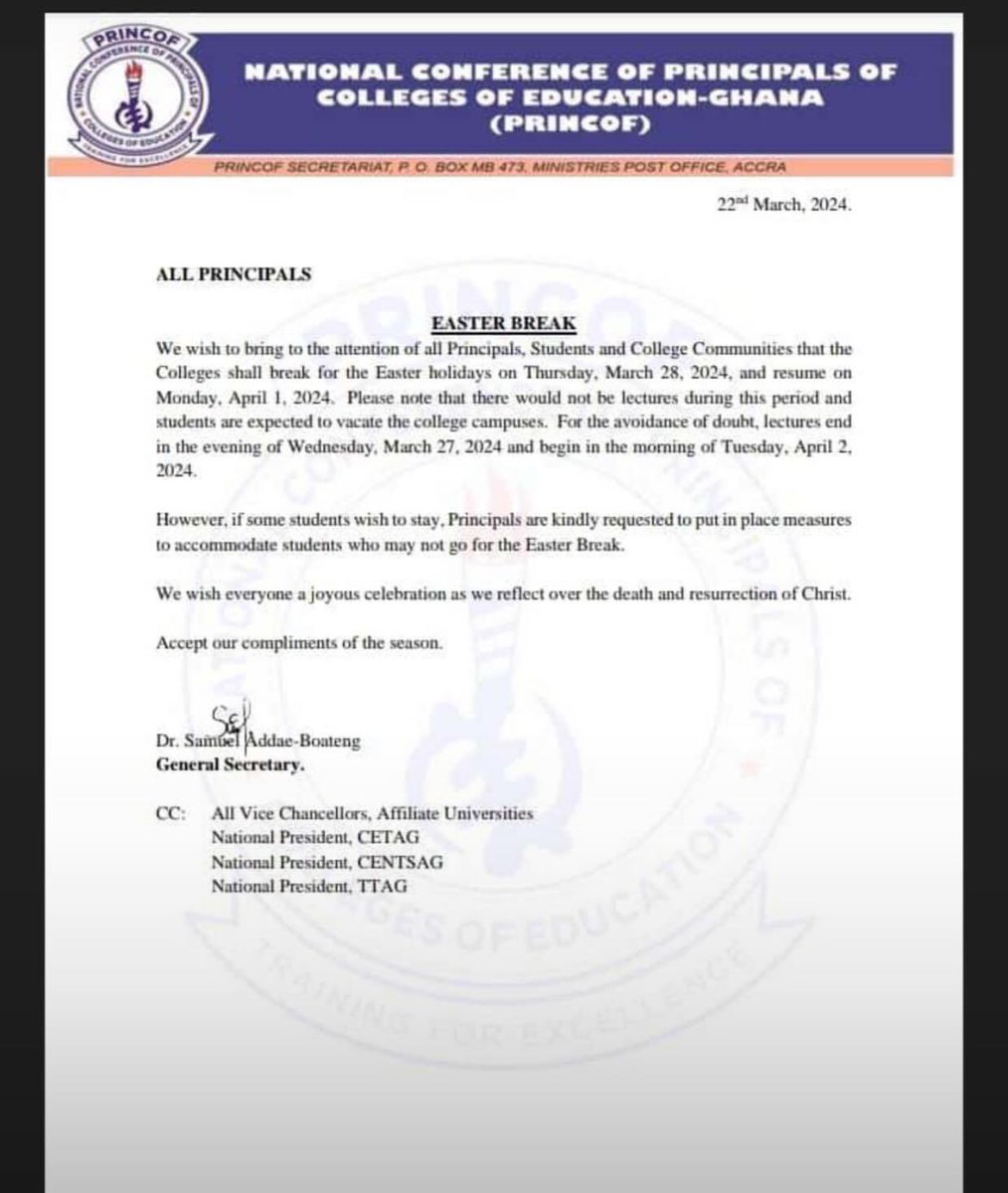 ACCRA COLLEGE OF EDUCATION tweet media