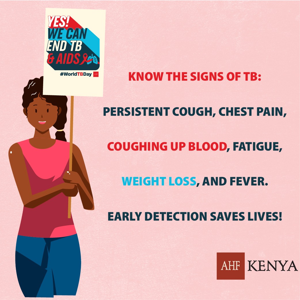 Tuberculosis is curable if detected early and treated with the right medications. Don't wait until it's too late – get screened and seek medical help if you suspect you have TB symptoms. 

#WorldTBDay #WorldTuberculosisDay
#YesWeCanEndTB