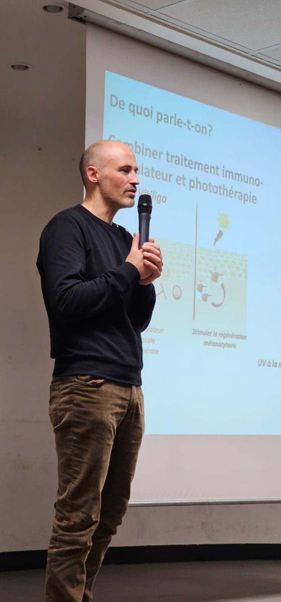 Professeur Seneschal, grand plaisir de participer comme chaque année aux rencontres annuelles du Vitiligo organisées par l'AFV! rencontre avec les patients! et échange sur la prise en charge et les nouveautés