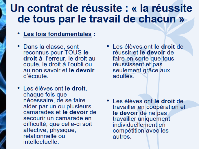 ConnacSylvain's tweet photo. Pour sécuriser les relations au sein de la classe, Sophie introduit une série de lois fondamentales, en lien avec le postulat de cohérence de Daniel Favre #Colloque34 https://t.co/LytUfiQSLd
