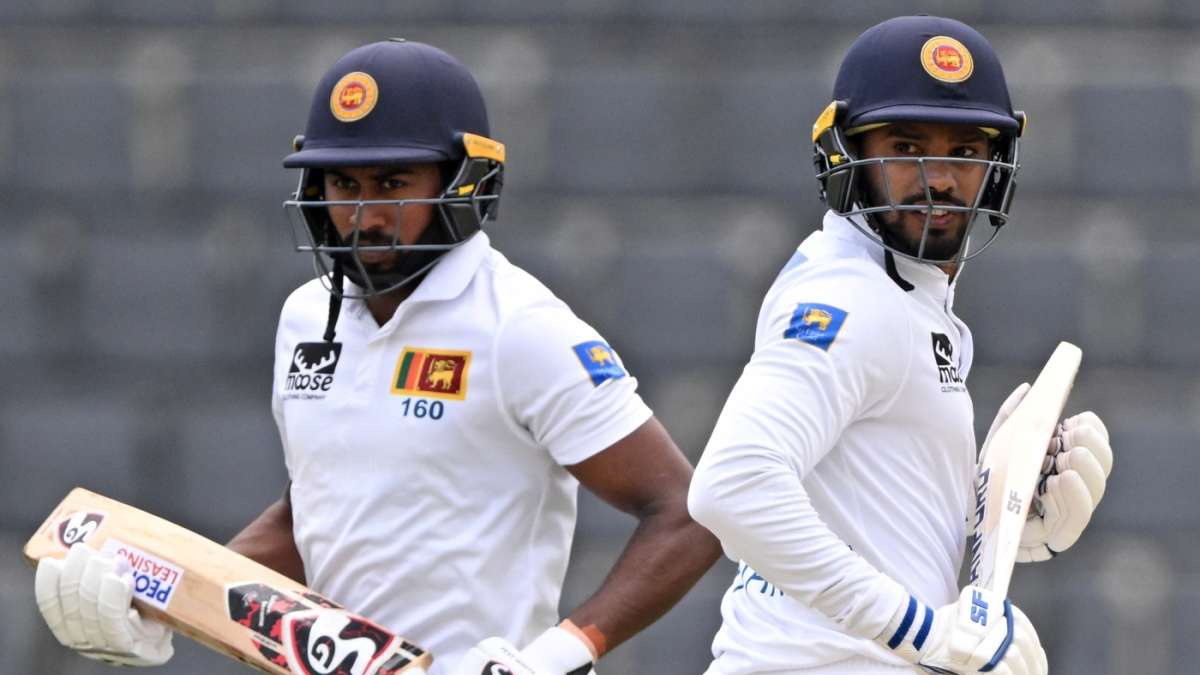 Dhananjaya de Silva and Kamindu Mendis become the first ever duo to stitch 170+ runs in both innings of a Test match. (202, 173) - Wow!... We created history! #BANvSL