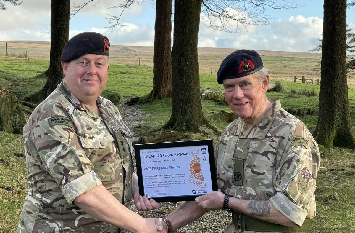 Chris Spratt (@directorips) on Twitter photo Congratulations to CSgt (VCC) Andrea Warne & WO2 (VCC) Mike Phillips on the presentation of their bronze Volunteer Service Award celebrating 5 years as cadet force adult volunteers in the <a href="/VCCcadets/">Volunteer Cadet Corps</a>.
These certificates are a small way of saying ‘thank you’, more to come soon. Congratulations to CSgt (VCC) Andrea Warne & WO2 (VCC) Mike Phillips on the presentation of their bronze Volunteer Service Award celebrating 5 years as cadet force adult volunteers in the <a href="/VCCcadets/">Volunteer Cadet Corps</a>.
These certificates are a small way of saying ‘thank you’, more to come soon.