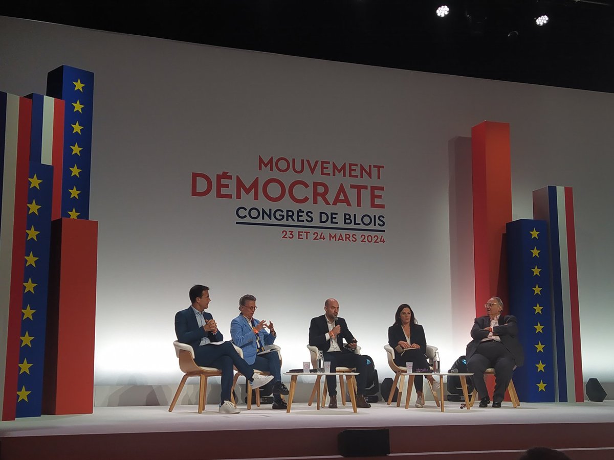 MoDemBNL's tweet image. Au congrès du @Modem, matinée #Europe. &quot;Le manifeste du Parti démocrate populaire de 1924 raisonne encore très juste. Réconciliation, principe de subsidiarité, ordre international fondé sur le droit.&quot; @jnbarrot @FFE_Modem #ffeMoDemUE