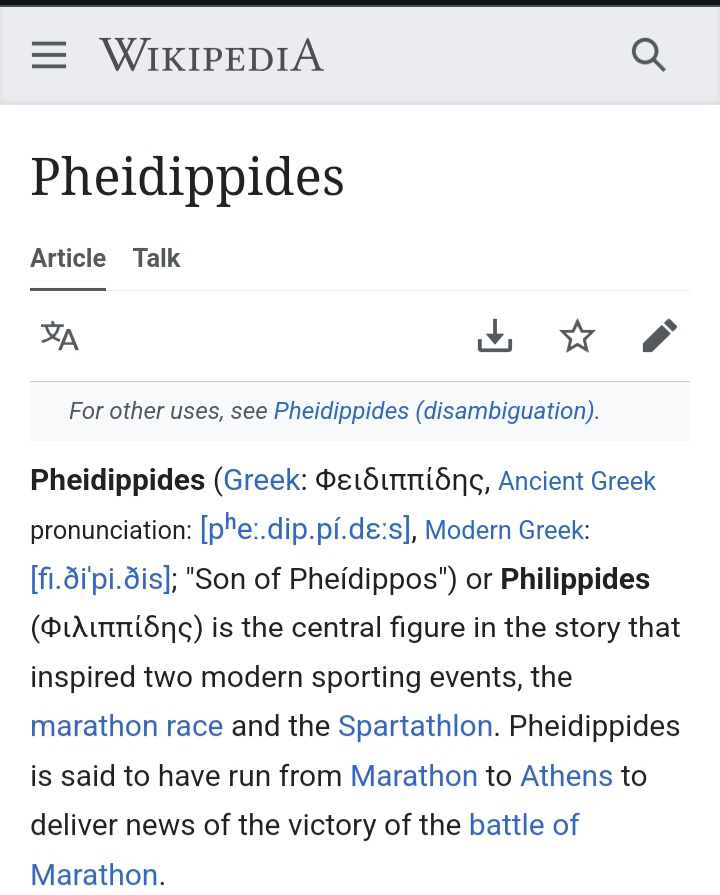 Google gives a totally incorrect pronunciation of the name of the founder of the marathon. Dunno if this is an AI thing but unfortunate at any rate.