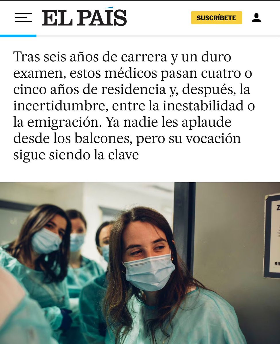 Su vocación sigue siendo la clave
¿para qué?
¿Para jornadas de 70 h, para precariedad, para salarios de miseria?
La vocación para eso afortunadamente se está acabando 
⁦<a href="/cesm_sindicatos/">CESM</a>⁩ ⁦<a href="/CESM_CV/">SindicatoMedico_CESM-CV</a>⁩ ⁦<a href="/XavierLleonartM/">Xavier Lleonart #MedicinaésMECES3</a>⁩ ⁦<a href="/vicentematas/">Vicente Matas</a>⁩ ⁦<a href="/DrMiguelLazaro/">Miguel Lázaro</a>⁩