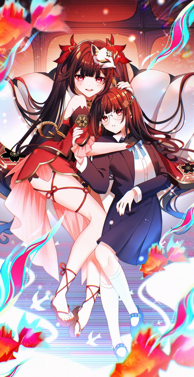 akane_rica's tweet photo. 「　苦しんでる時…君は笑ってる　」

#花火 #Sparkle #FanArtContest　
#崩壊スターレイル https://t.co/IlZkT9eCID