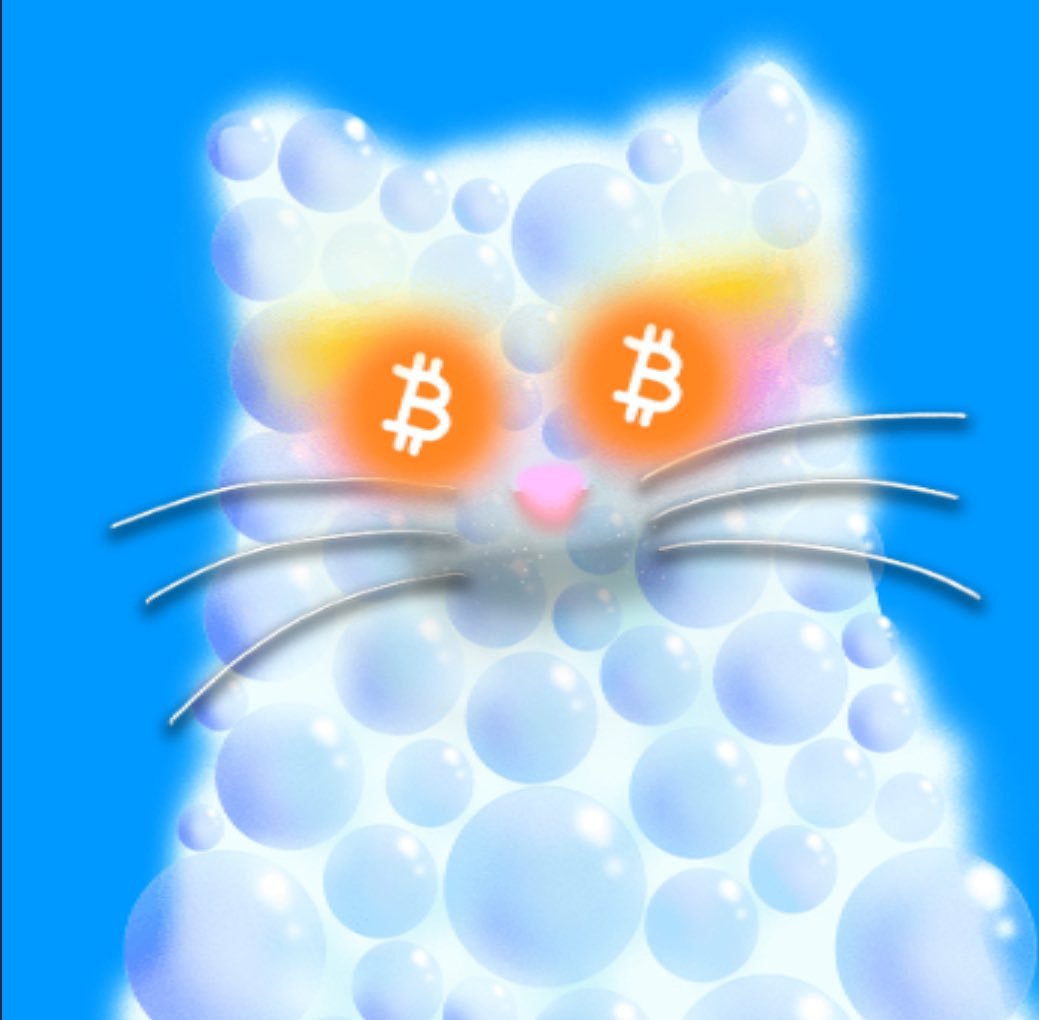 Cat #2869 just sold for 2.2BTC (~$140k USD) I wonder how much my bubble cat is worth now👀 @QuantumCatsXYZ
