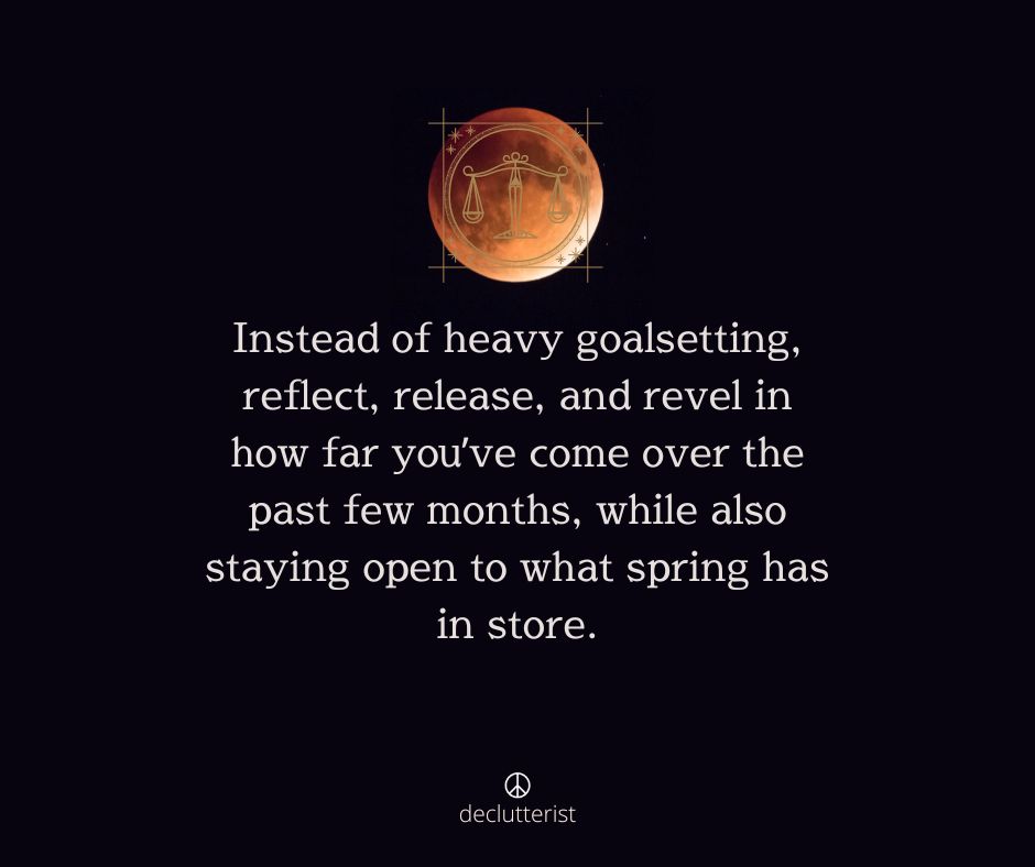 FULL MOON IN LIBRA 
and Lunar Eclipse
Mar 25 at 12 AM PT

Source: Bustle

#FullMoon #FullMoonInLibra #MarchFullMoon2024