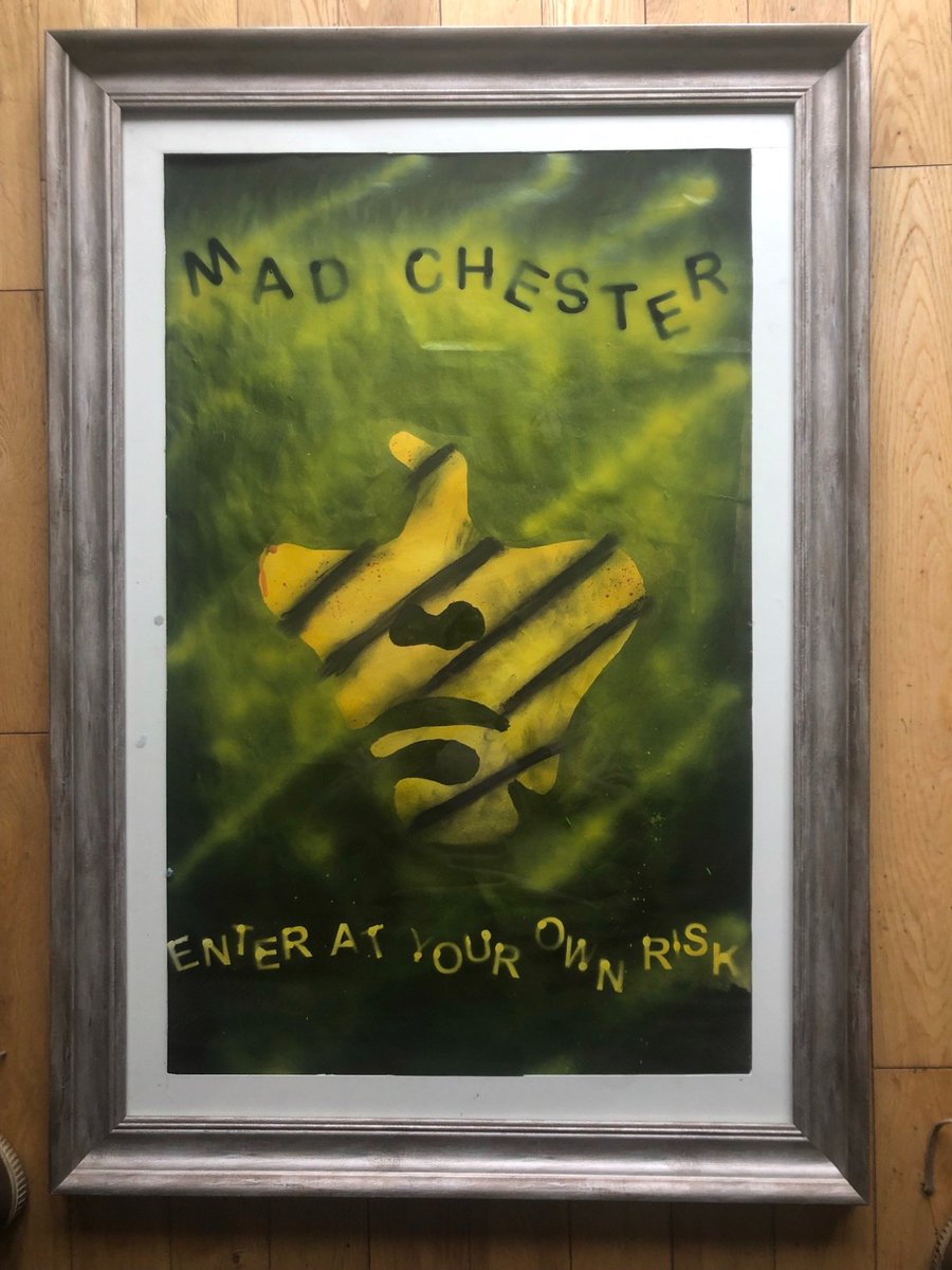 IAN BROWN MADCHESTER/HACIENDA artwork by Paul Halmshaw. #thehacienda #manchester #mcr #stoneroses #ianbrown #80s #90smusic #80smusic #nft  #art #wallart #madchester