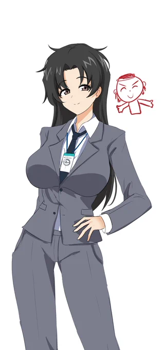 女先生はこんな感じかな 