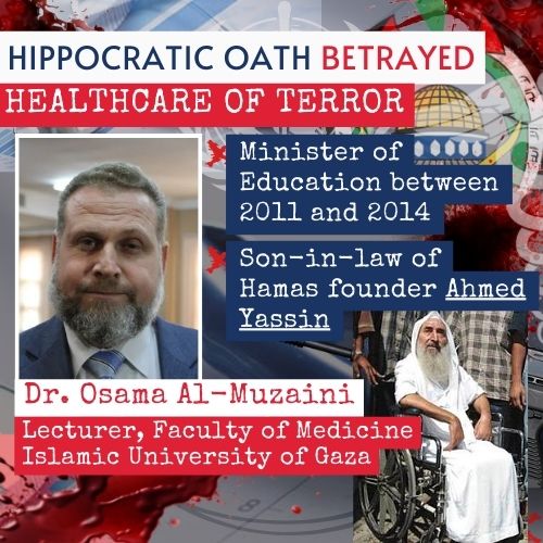 Dr. Osama Al-Muzaini's, intricate connection between education, healthcare, and terrorism affiliations in Gaza Dr. Osama Al-Muzaini's role as the Minister of Education in a government formed by Hamas underscores the intricate connection between education, healthcare, and…