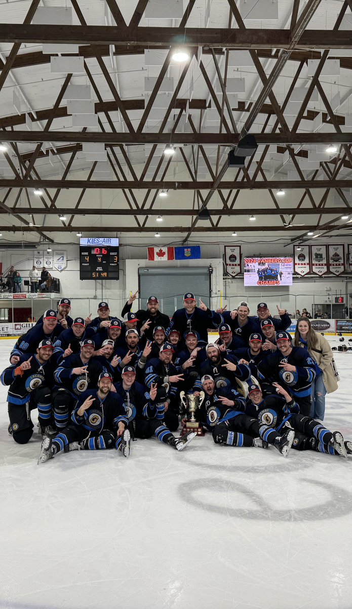 The Lacombe Generals are … THE 2024 VANBERG CUP CHAMPIONS! 🔥🏆⁣
⁣
Thank you to all of our fans, volunteers &amp; sponsors for making this year the best one yet!⁣
⁣
See you next season! ⭐️ <a href="/NCHLSeniorAA/">NCHL</a>